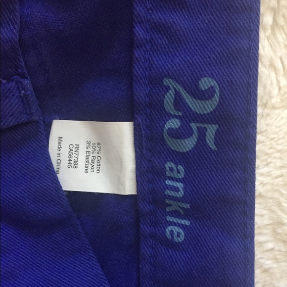 Jcrew Royal blue jeans - Picture 6 of 6
